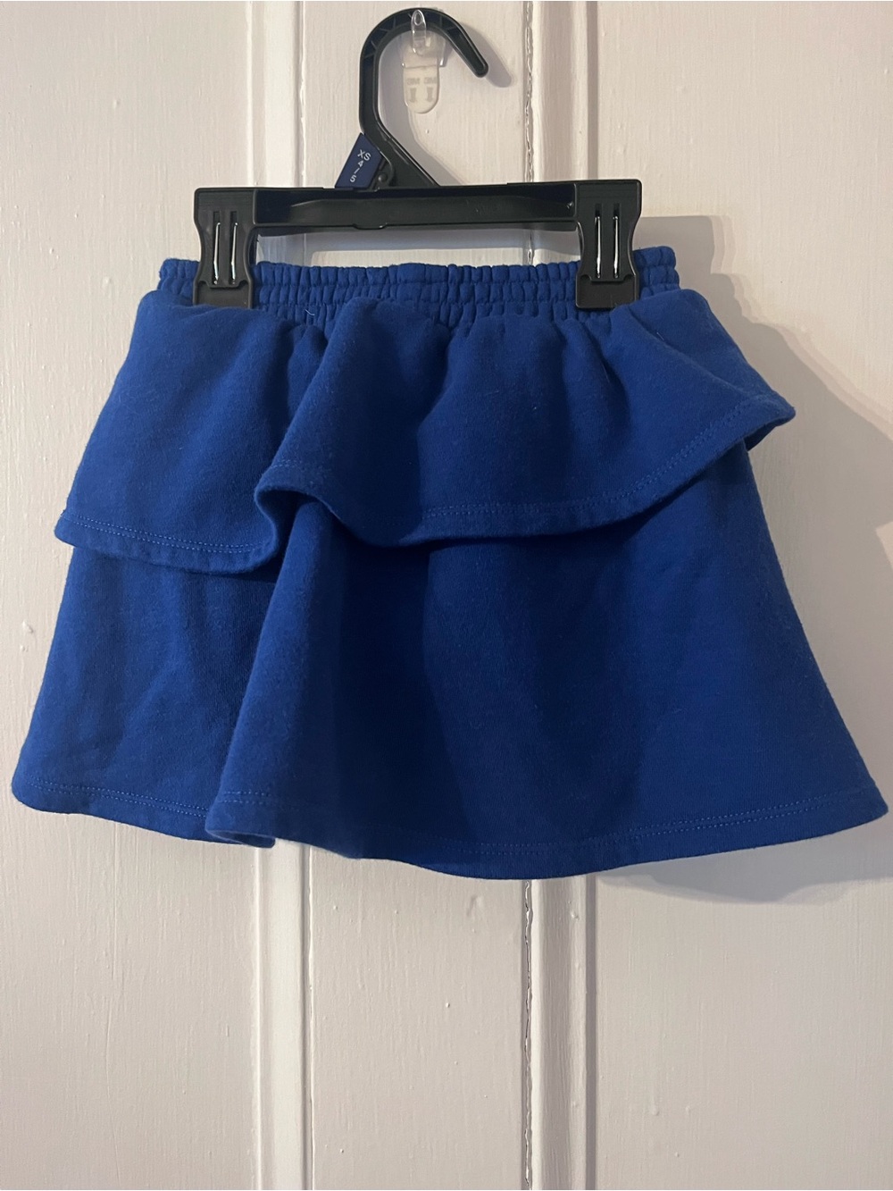 Lands' End Girls Royal Blue Tiered Ruffle Skort